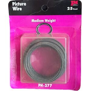 Bulldog Picture Hanging Wire 25ft Medium Weight PH-277